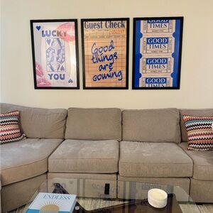 Framed Inspirational Wall Art Set